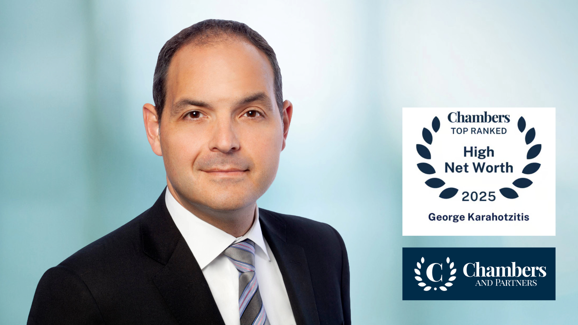 George Karahotzitis Ranked By Chambers And Partners FamilyMatrimonial High Net Worth - Canada, Band 1 for 2025