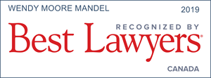 best lawyers in canada 2019 recognizes personal injury lawyer Wendy Moore Mandel