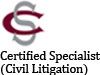 certified specialist civil litigation logo