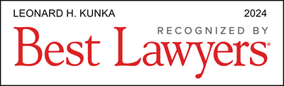 Leonard Kunka Best Lawyer 2024