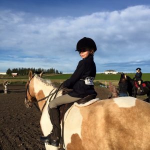 Zoe horseback riding