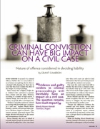 criminal conviction can have a big impact on a civil case thumbnail