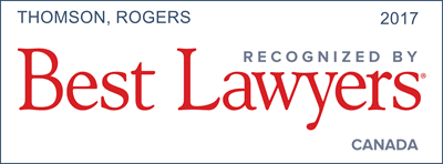 Thomson Rogers listed in Best Lawyers Canada 2017 Edition