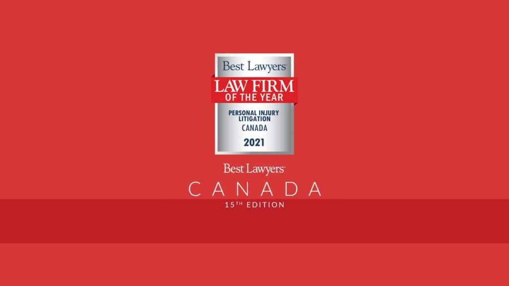 Canada’s 2021 Law Firm Of The Year in Personal Injury Litigation