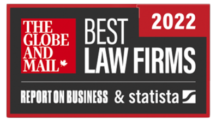 Globe and Mail - Best Law Firms 2022