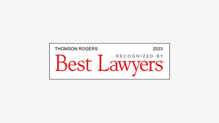 Thomson Rogers Best Lawyers 2023