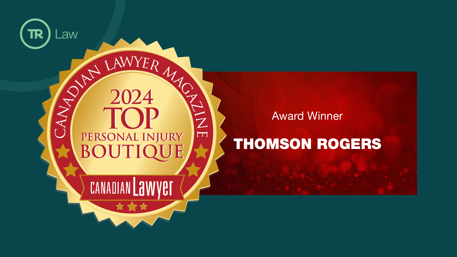 top personal injury boutique award 2024