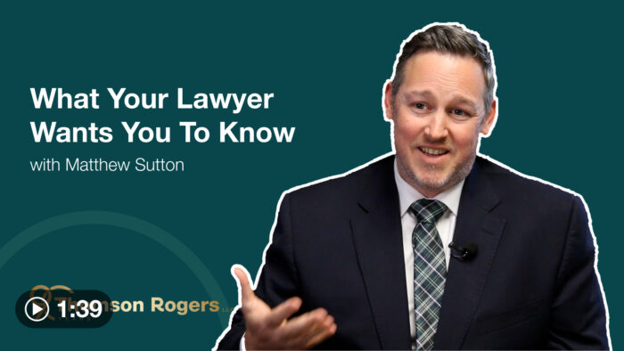 Matthew Sutton - What Your Lawyer Wants You to Know