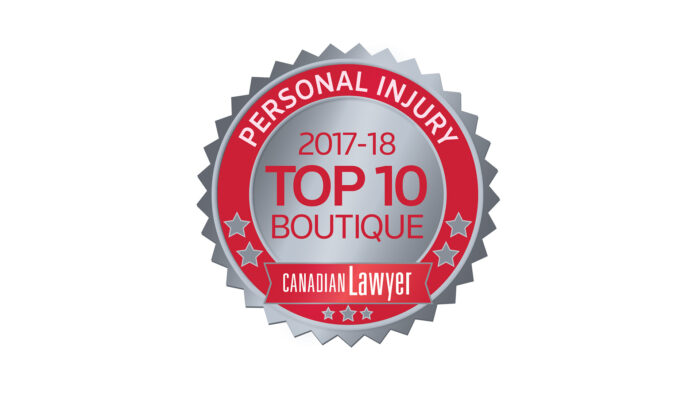 Thomson Rogers named as one of Canada's 2017-2018 Top Personal Injury Law Firms