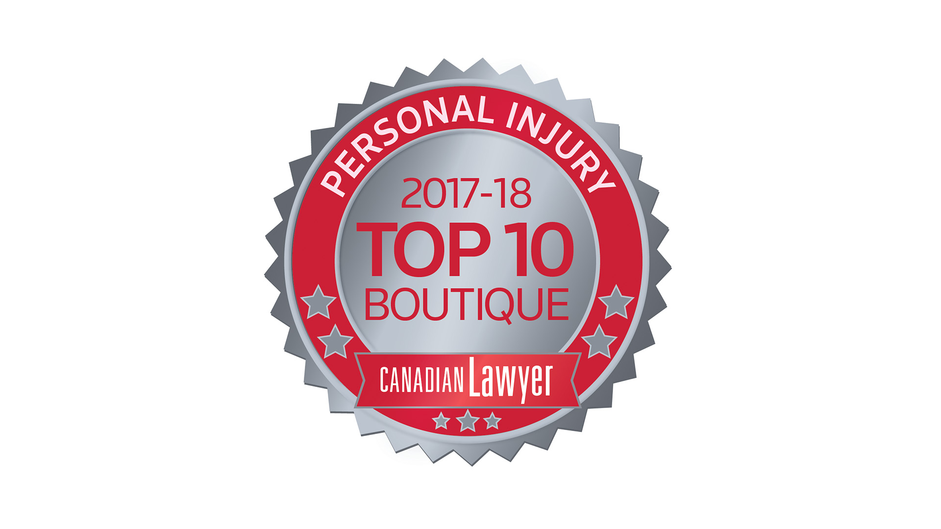 Thomson Rogers named as one of Canada's 2017-2018 Top Personal Injury Law Firms