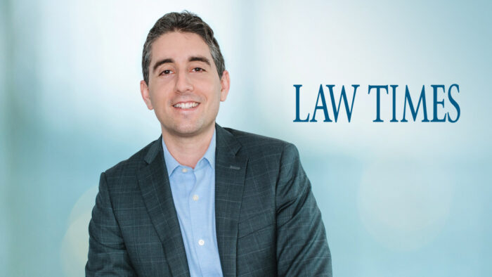 Daniel Klein featured in Law Times