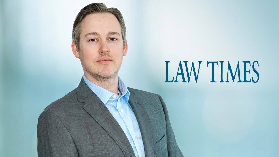 Matthew Sutton featured in Law Times