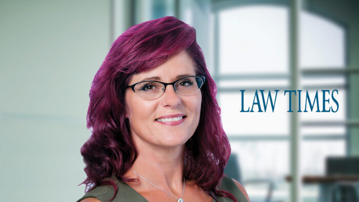 Stacey Stevens featured in Law Times - old