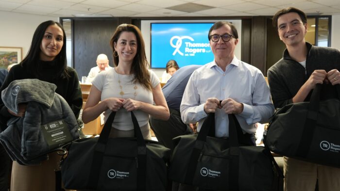 Thomson Rogers prepare holiday kit with StepStones